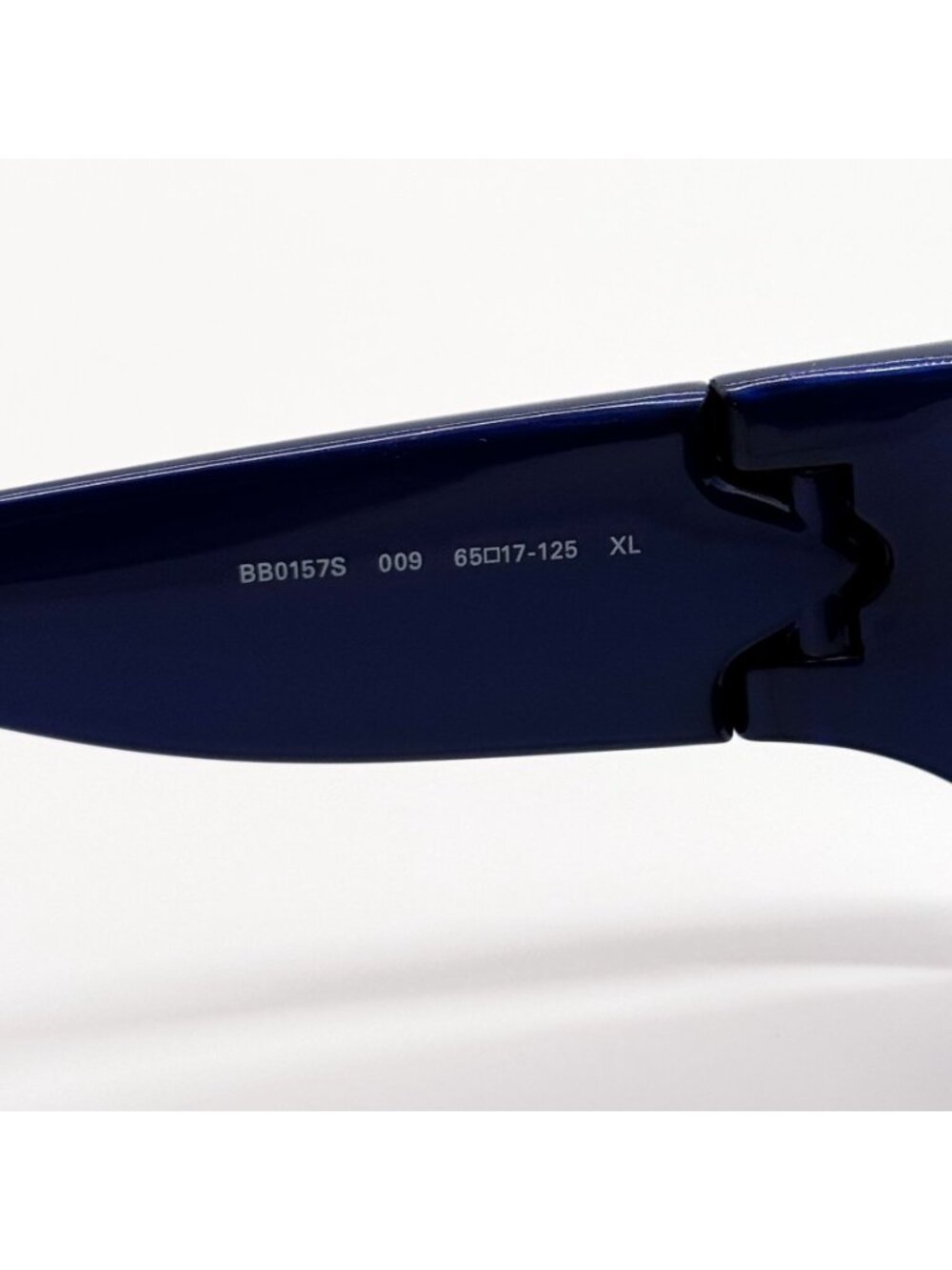 NEW BALENCIAGA BB0157S 009 SUNGLASSES BLUE UNISEX EYEWEAR BALENCIAGA - Picture 8 of 10
